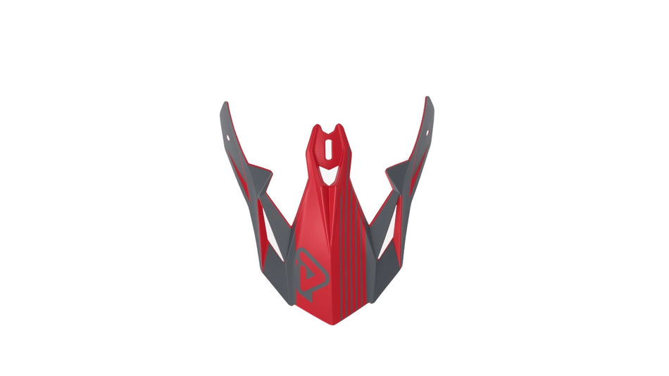 Kšilt k přilbě Acerbis X-TRACK šedá/červená