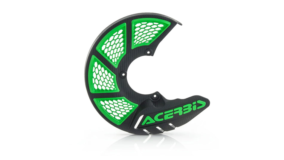 Kryt předního kotouče ACERBIS maximální průměr 280 mm černá/zelená