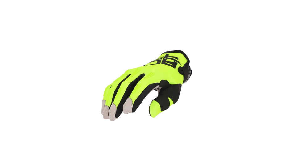 Motokrosové rukavice Acerbis MX X-H fluo zelená/černá (vel. S)