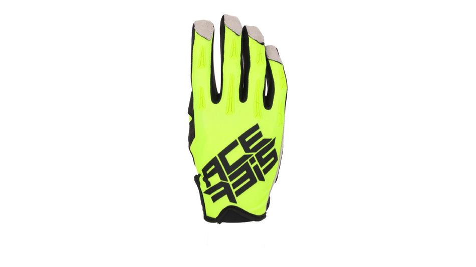 Motokrosové rukavice Acerbis MX X-H fluo zelená/černá (vel. S)