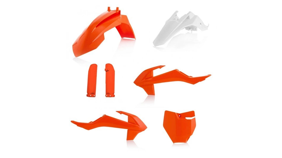 Sada plastů ACERBIS pro KTM SX50 16-23, GAS GAS MC50 21-23 oranž/bílá