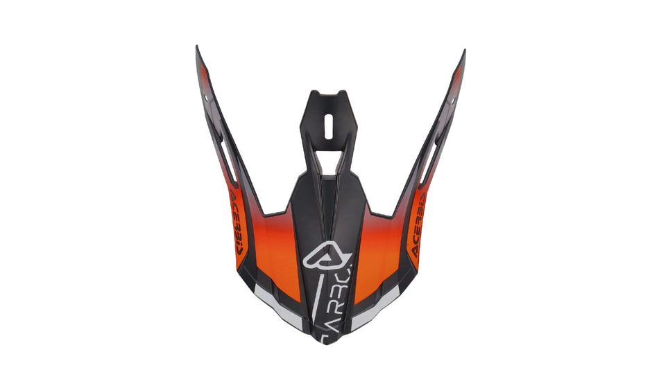 Kšilt přilby Acerbis CARBON 22-06 černá/fluo oranž