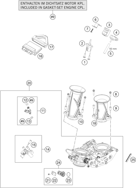 Výkres: 4110 ŠKRTICÍ KLAPKA (THROTTLE BODY)