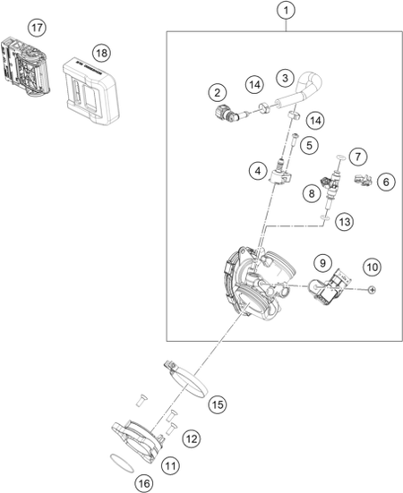 Výkres: 4110 ŠKRTICÍ KLAPKA (THROTTLE BODY)