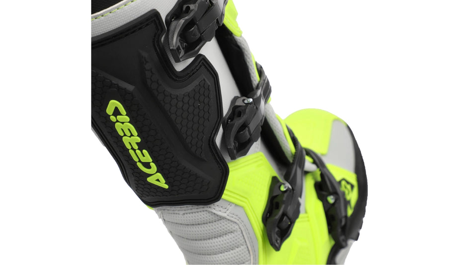 Boty Acerbis ARTIGLIO fluo žlutá/bílá