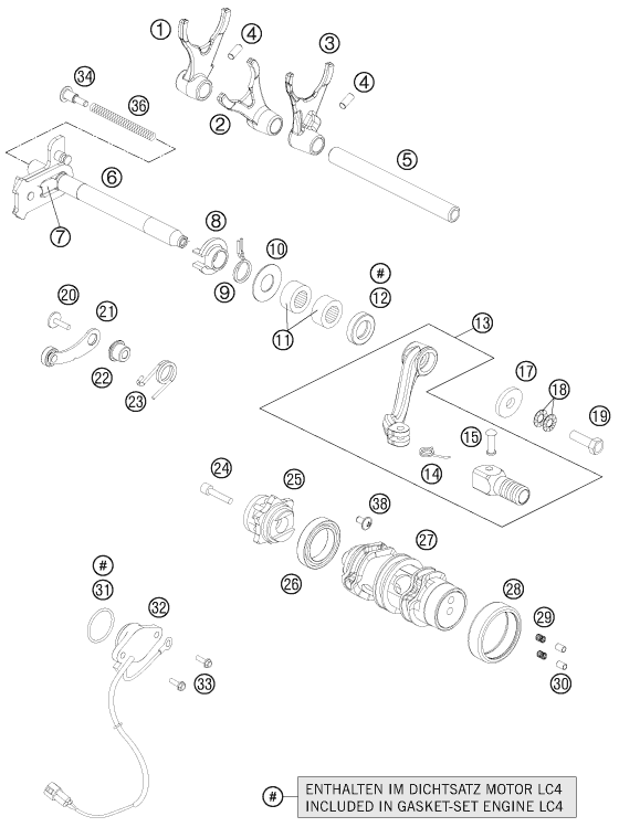 Výkres: 3410 MECHANISMUS ŘAZENÍ