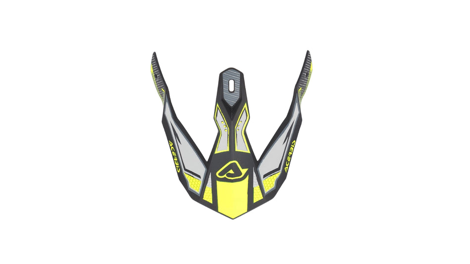 Náhradní kšilt k přilbě Acerbis Linear černá/fluo žlutá