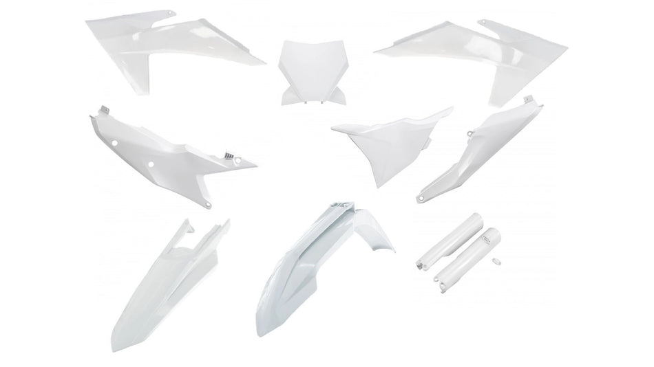 Sada plastů ACERBIS pro KTM SX 23-24, SXF 23-24 bílá