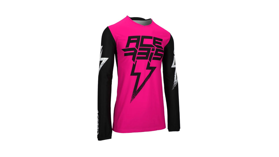 Dres Acerbis X-FLEX BLIZZARD černá/růžová (vel. S)