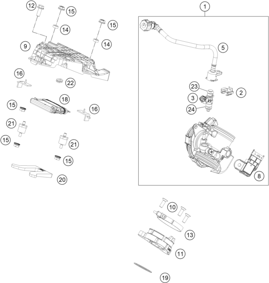 Výkres: 4110 ŠKRTICÍ KLAPKA (THROTTLE BODY)