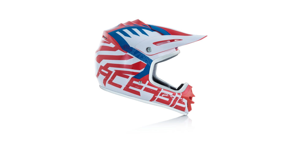 Acerbis kšilt přilby Impact Junior 3.0 červená/modrá