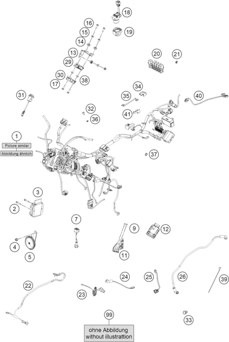 Výkres: 1110 KABELOVÝ SVAZEK