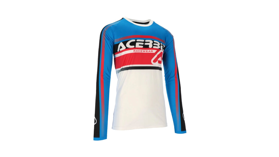 Dres MX LINEAR LUGO bílá/modrá (vel. M)