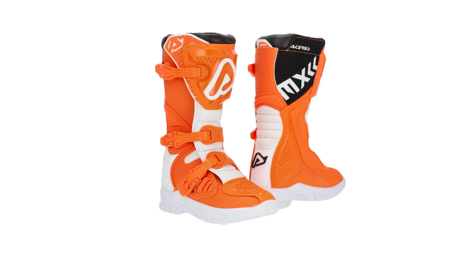 Boty dětské Acerbis X-TEAM KID oranž/bílá