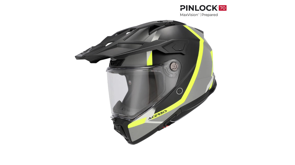 Přilba Acerbis ATTACK černá/fluo žlutá