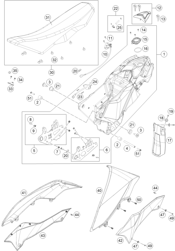 Výkres: 0710 NÁDRŽ, SEDLO