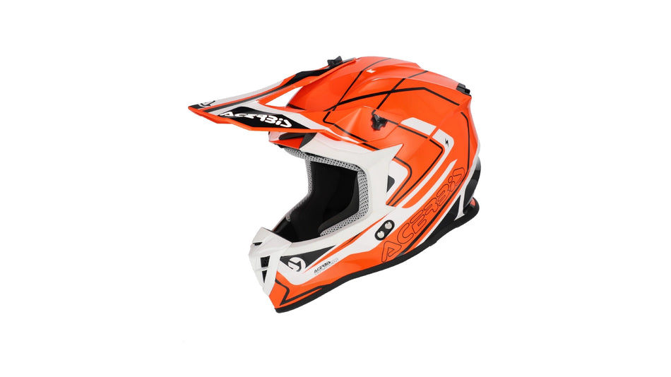 Přilba Acerbis Linear 22-06 bílá/oranž