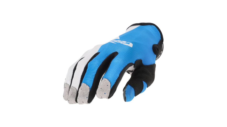 Rukavice Acerbis MX-P VENTED modrá/bílá