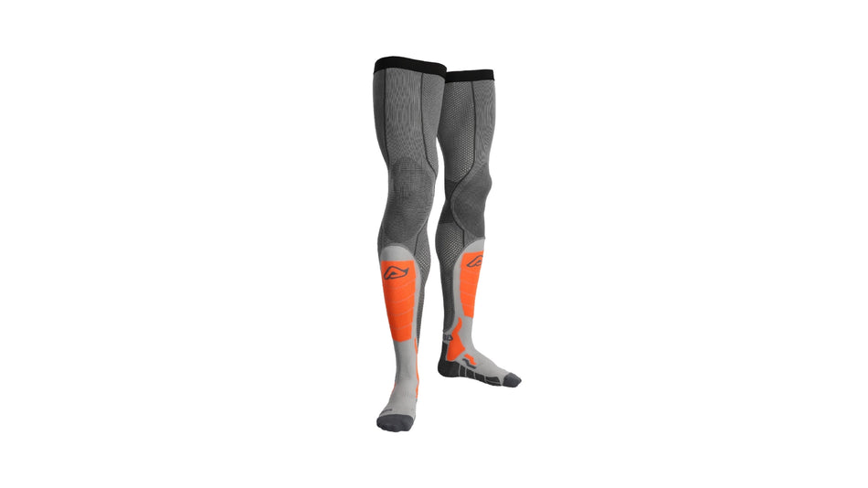 Nadkolenky Acerbis X-LEG PRO VENTED šedá/oranž