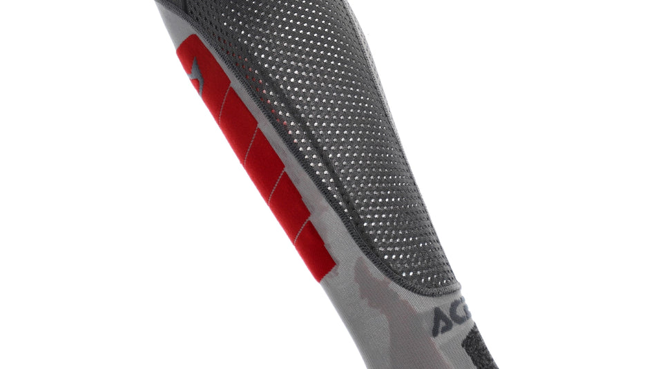 Nadkolenky Acerbis X-LEG PRO VENTED šedá/červená