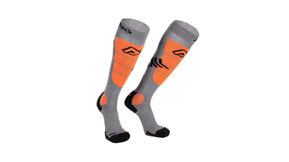 Podkolenky Acerbis MX IMPACT VENTED šedá/oranž