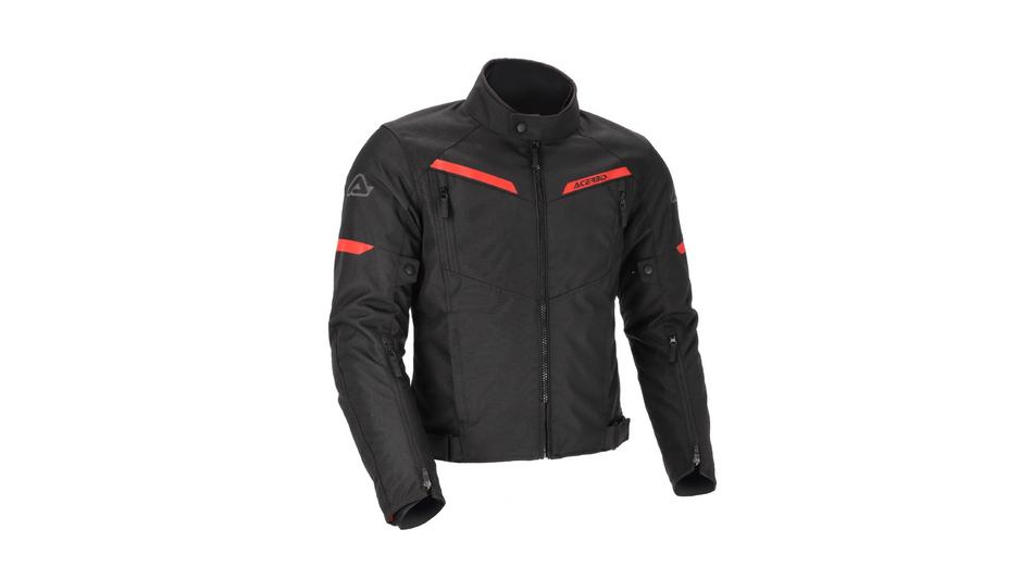 Bunda Acerbis X-STREET CE černá/červená
