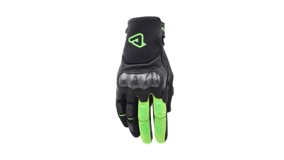 Rukavice Acerbis Carbon G 5.0 černá/zelená