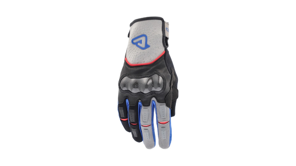 Rukavice Acerbis Carbon G 5.0 šedá/modrá