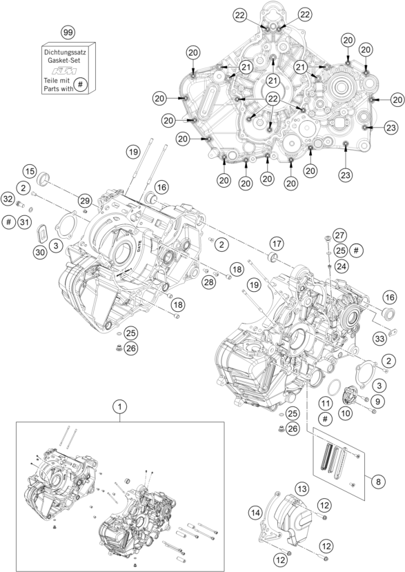 Výkres: 3010 SKŘÍŇ MOTORU