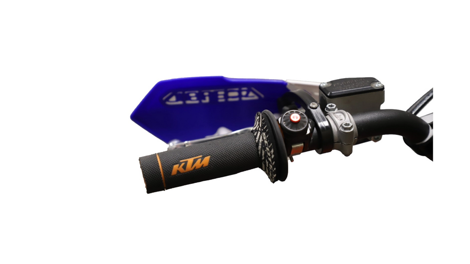 Chrániče páček Acerbis X-ELITE minicross/MTB/E-BIKE modrá/bílá