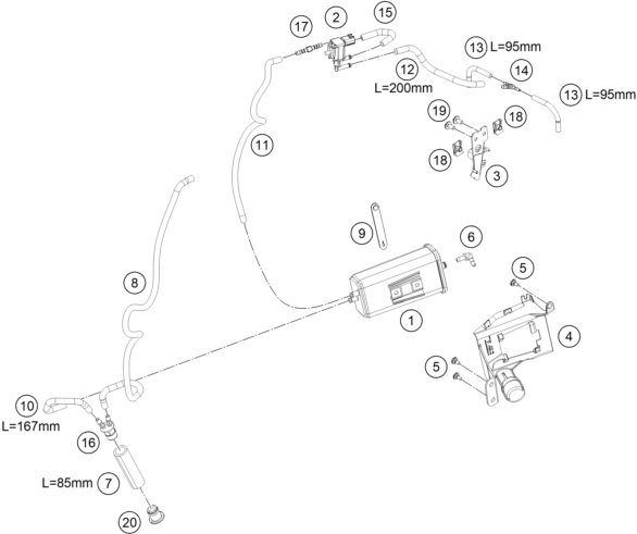 Výkres: 1510 NÁDOBA ZACHYCOVAČE PAR PALIVA