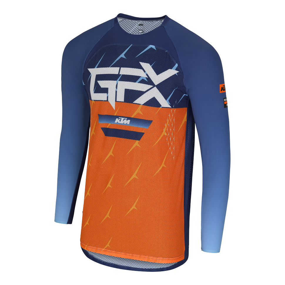 DRES GRAVITY-FX ORANGE/BLUE — KTM 3PW250005801