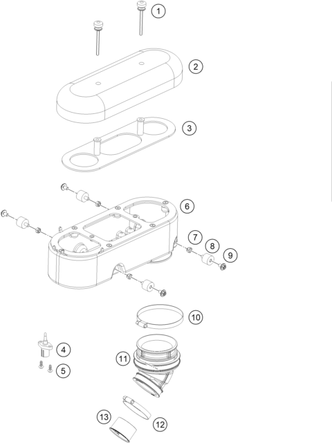 Výkres: 0610 VZDUCHOVÝ FILTR