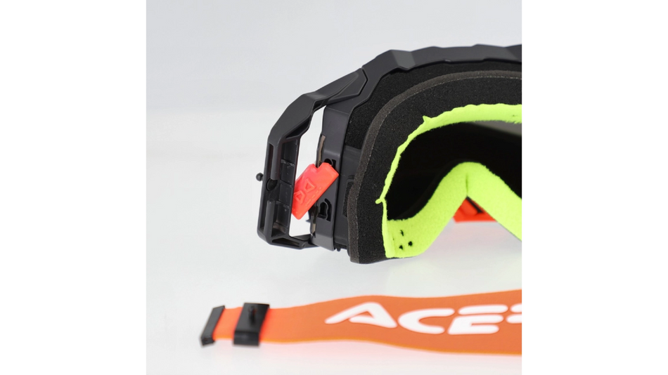 Acerbis Vulcan MIRROR MX brýle černá/oranž