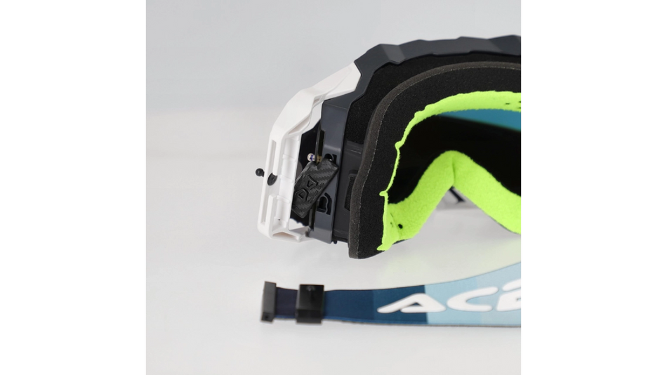 Acerbis Vulcan Mirror MX brýle černá/bílá