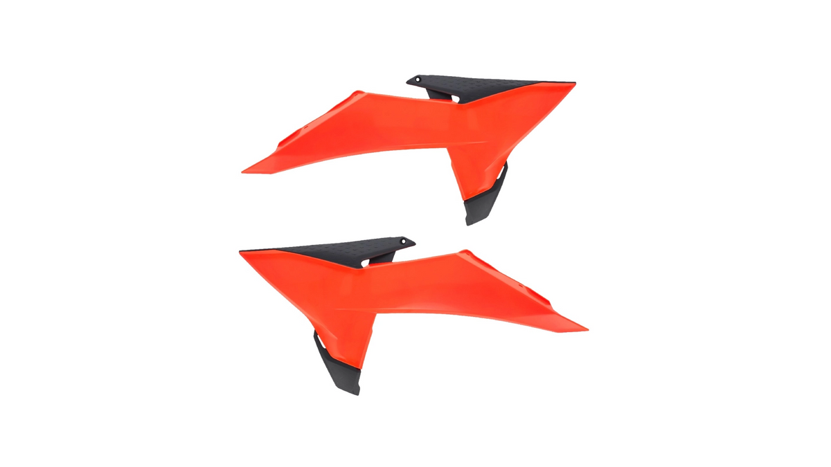Spoilery Acerbis pro KTM SX/SXF 25-27, EXC/EXCF 26-27 fluo oranž/černá