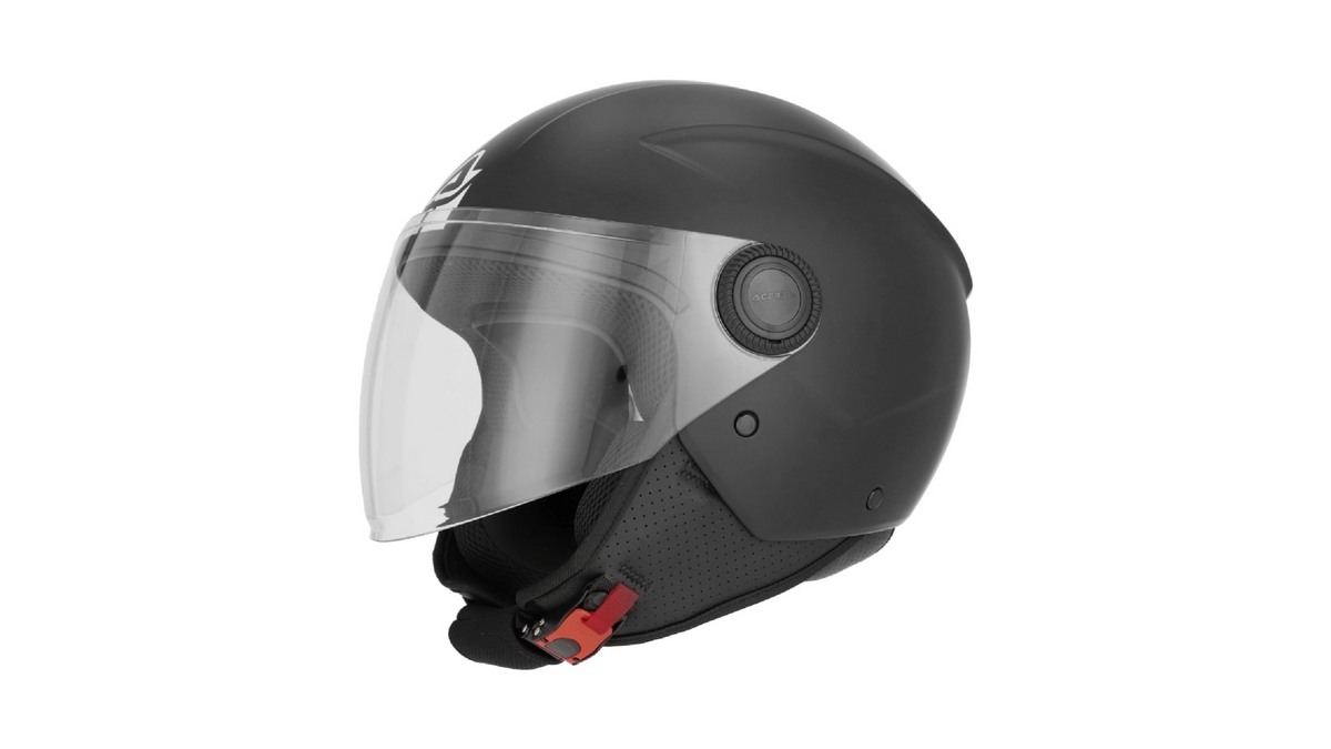 Acerbis Jet Brezza Kid 22-06 – dětská otevřená moto helma černá