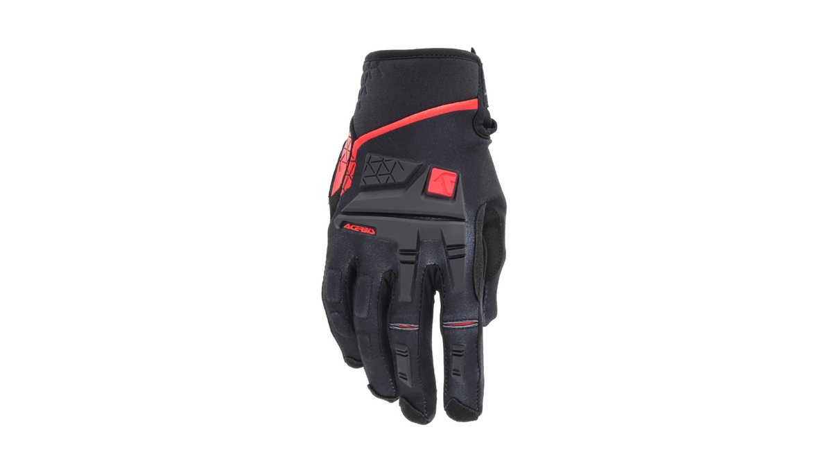 rukavice Acerbis enduro CE černá/červená