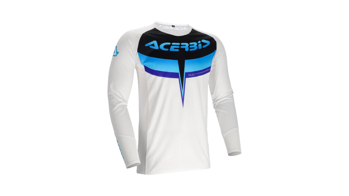 Dres ACERBIS MX TRACK 2.0 bílá/modrá