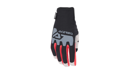 Motokrosové rukavice ACERBIS MX WP 2.0 černá/červená