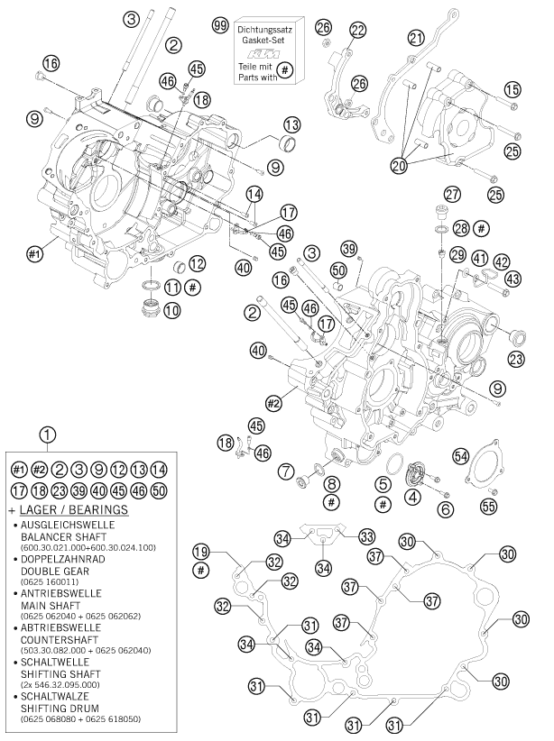 Výkres: 3010 SKŘÍŇ MOTORU