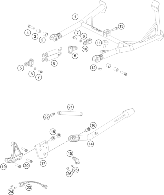 Výkres: 0360 BOČNÍ / STŘEDOVÝ STOJAN