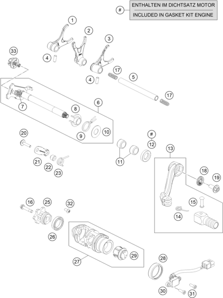 Výkres: 3410 MECHANISMUS ŘAZENÍ