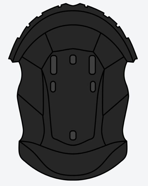 Polstrování korunky přilby WRAAAP — KTM 3PW240044401