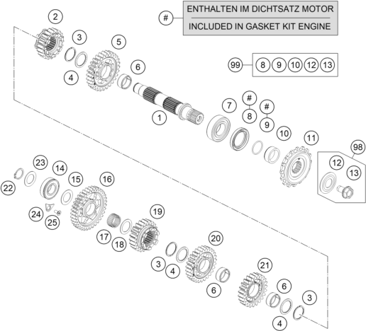 Výkres: 3360 PŘEVODOVKA II - PROTIHŘÍDEL