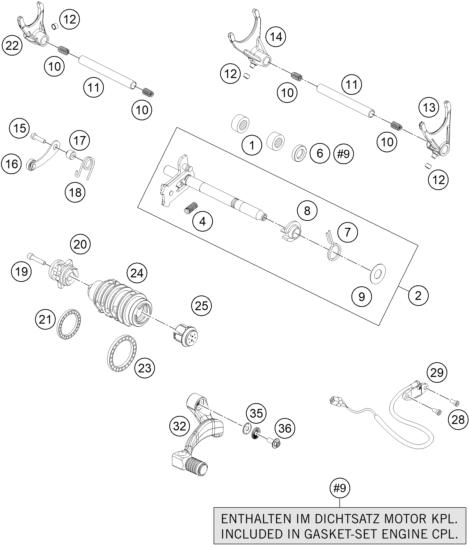 Výkres: 3410 MECHANISMUS ŘAZENÍ