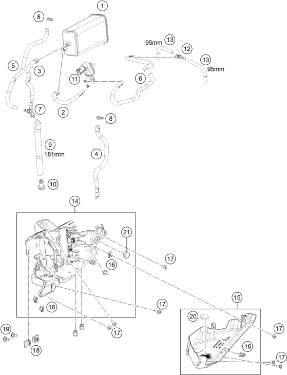 Výkres: 1510 NÁDOBA ZACHYCOVAČE PAR PALIVA