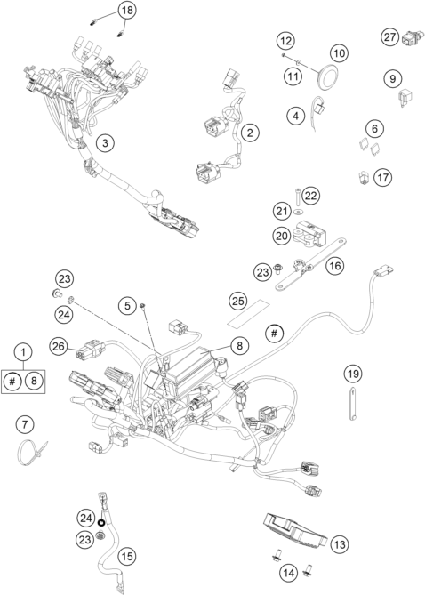 Výkres: 1110 KABELOVÝ SVAZEK