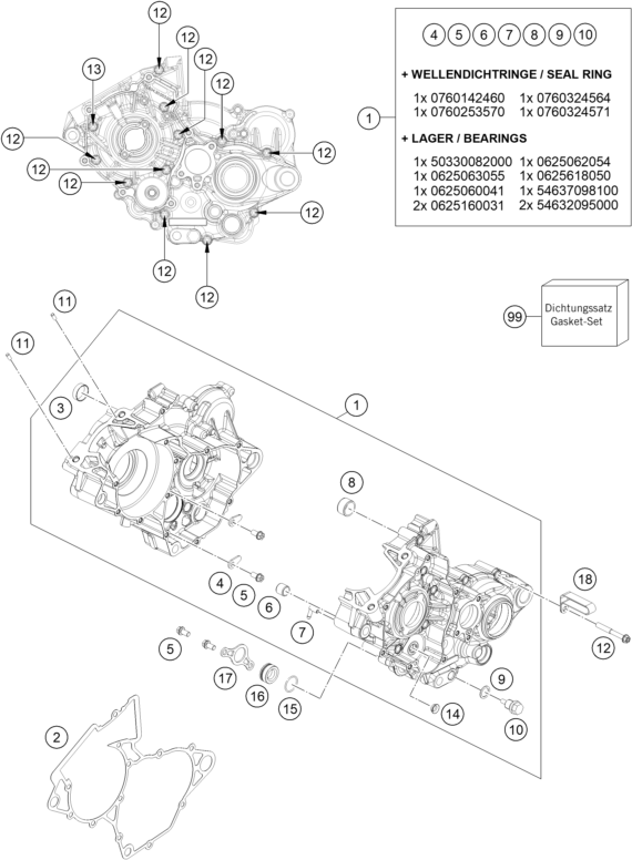 Výkres: 3010 SKŘÍŇ MOTORU