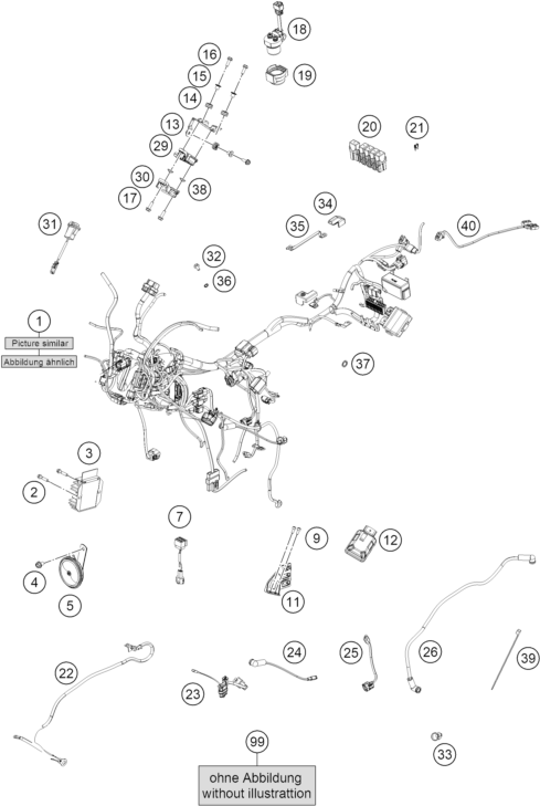 Výkres: 1110 KABELOVÝ SVAZEK